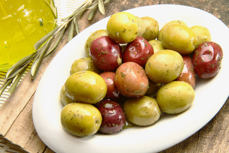 olives oilの写真素材