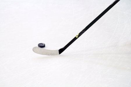 ice hockeyの写真素材