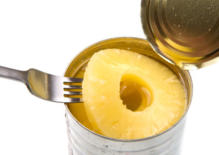 pineapple slicesの写真素材