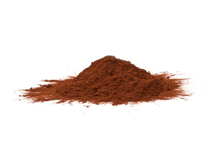 cocoa powder isolated の写真素材