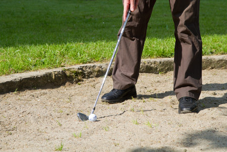 Golf Bunkerの写真素材