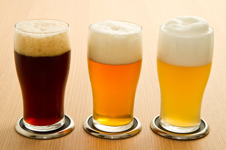 different type of beerの写真素材