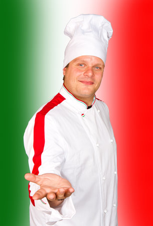 Smiling chefの写真素材