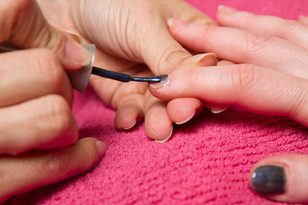 	manicure nailの写真素材