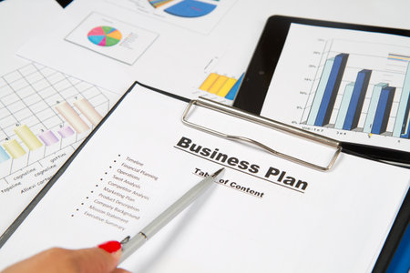 business planの写真素材