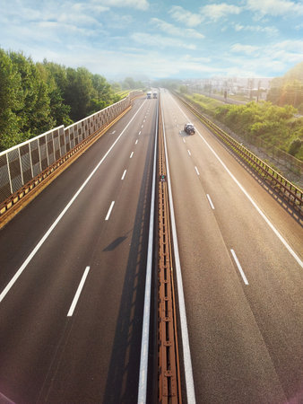 motorway with no traffic