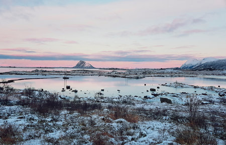 beautiful view of Lofoten Islands, Norway. の写真素材