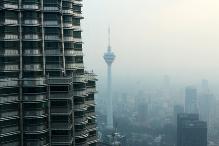skyline of Kuala Lumpurのeditorial素材