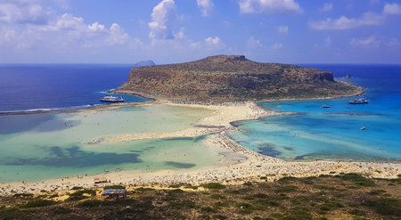 balos lagoon in Greece