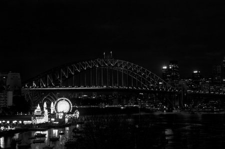Sydney at Nightの写真素材