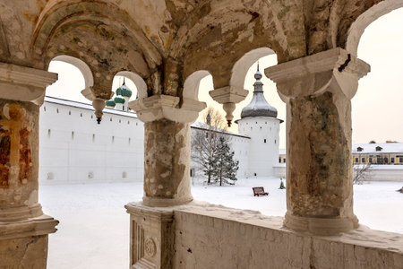 old church in Rostov Kremlin, Golden Ring of Russia