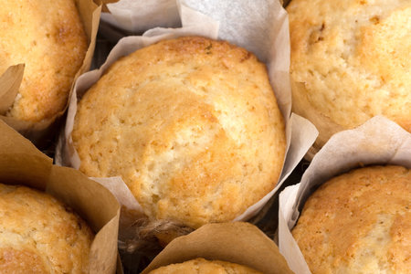 muffins in the form handmade paper