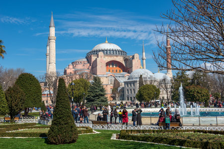 Hagia Sophia. Istanbul. tourist attractions of Turkeyのeditorial素材