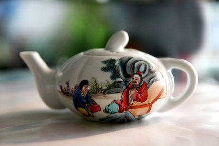 Teapot, designの写真素材