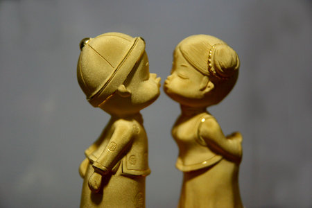 One of small husband and wifeの写真素材