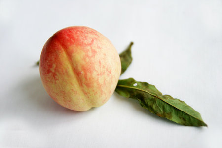 Peaches, vegetables, fruits, redの写真素材