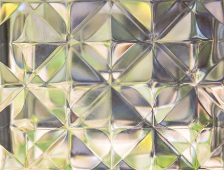 Closeup of glass block,process for background.の写真素材