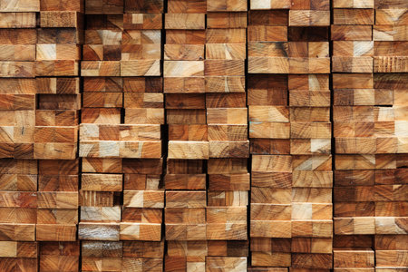 Wood timber construction material for background and texture.の写真素材