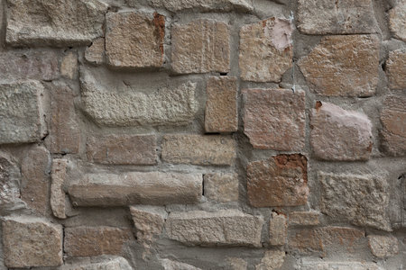 Stone brick Wall Background.の写真素材