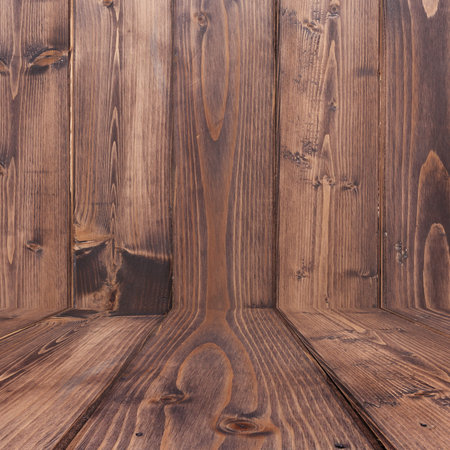 Wood plank brown texture background.の写真素材
