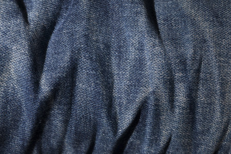 Close up - Blue Jeans Pattern background Texture.の写真素材
