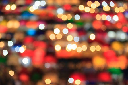 Abstract Light circular bokeh background.の写真素材