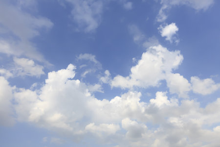 Clouds and Blue sky Background texture.の写真素材