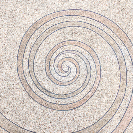 Surface of pebble stone, sand stone ground floor background and texture.の写真素材