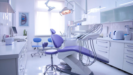Medicine, stomatology , dental clinic office, medical equipment and instruments for dentistry.の素材