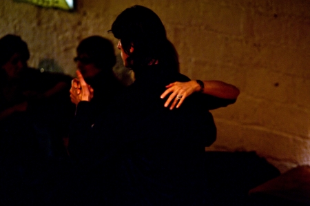 Tango scene in a milonga, Buenos Aires , Argentinaの写真素材