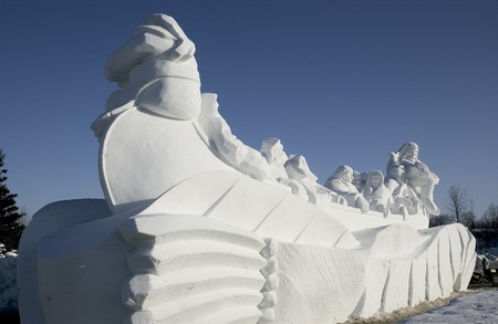 Snow Sculpturesの写真素材