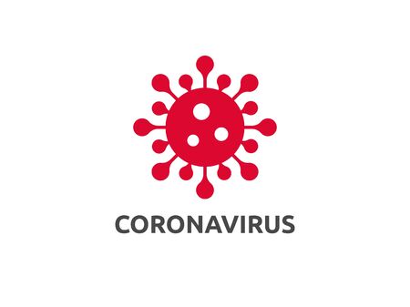 Coronavirus covid-19 vector virus infection disease flu influenza pandemicのイラスト素材