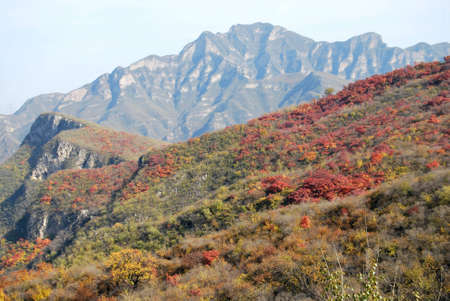 mountains of autumnの写真素材
