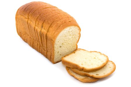 Bread Slices isolated on white background