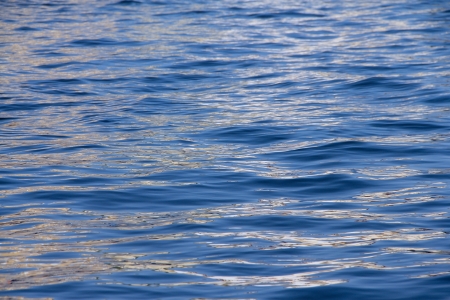 Ripple on the surface of the water close-upの写真素材