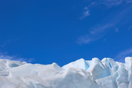 Winter ice landscape of glacier Nigardsbreen, Norway
