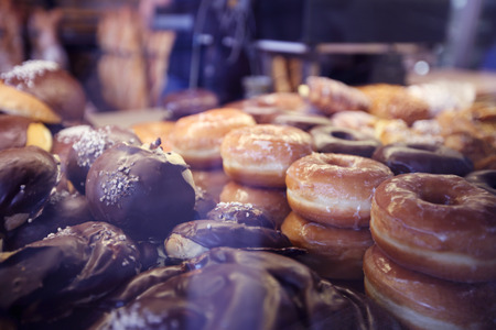 Pastry  at farmers market close upの写真素材