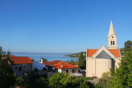 Picturesque town Sumartin on Brac island, Croatia