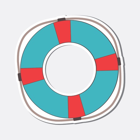 Vector lifebuoyのイラスト素材