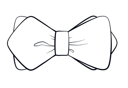 Bow tieのイラスト素材