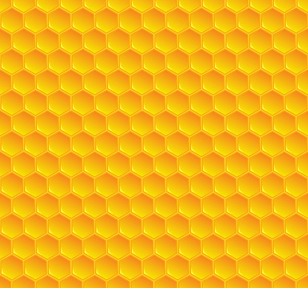 hexagonal seamless geometric pattern with honeycombsのイラスト素材
