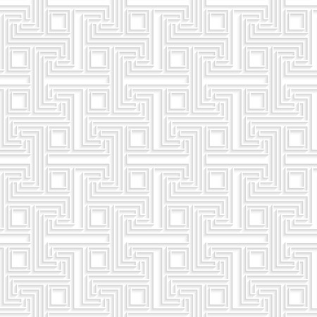 Seamless black pattern with maze. Monochrome structural abstract vector background.のイラスト素材
