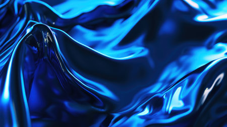 A Close Up of a Blue Clothの素材