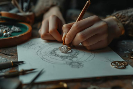 Person Writing on a Piece of Paper With a Penの素材