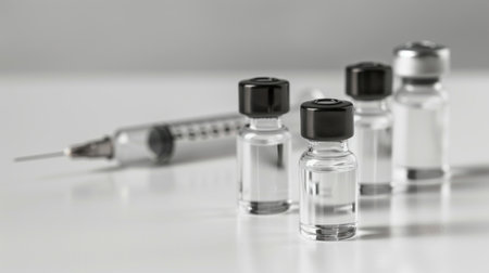 Group of Glass Vials With Needle Tipsの素材