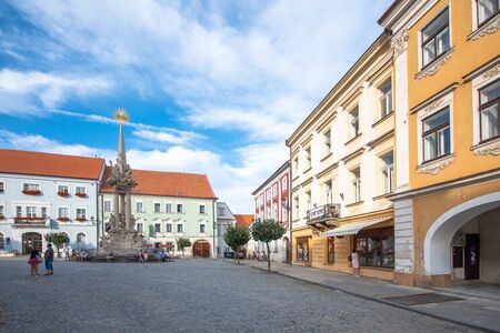 Mikulov. Old city in Czech republic. South Moravia.のeditorial素材