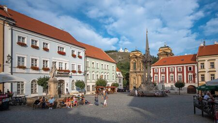 Mikulov. Old city in Czech republic. South Moravia.のeditorial素材