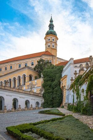 Mikulov. Old city in Czech republic. South Moravia.のeditorial素材