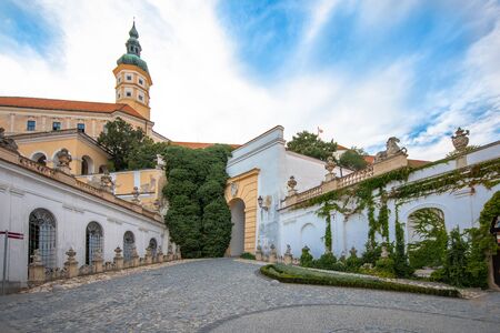 Mikulov. Old city in Czech republic. South Moravia.のeditorial素材
