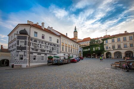 Mikulov. Old city in Czech republic. South Moravia.